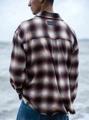 Frayed Flannel Red/White