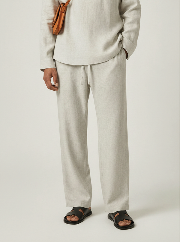 Khadi Linen Relaxed Pants