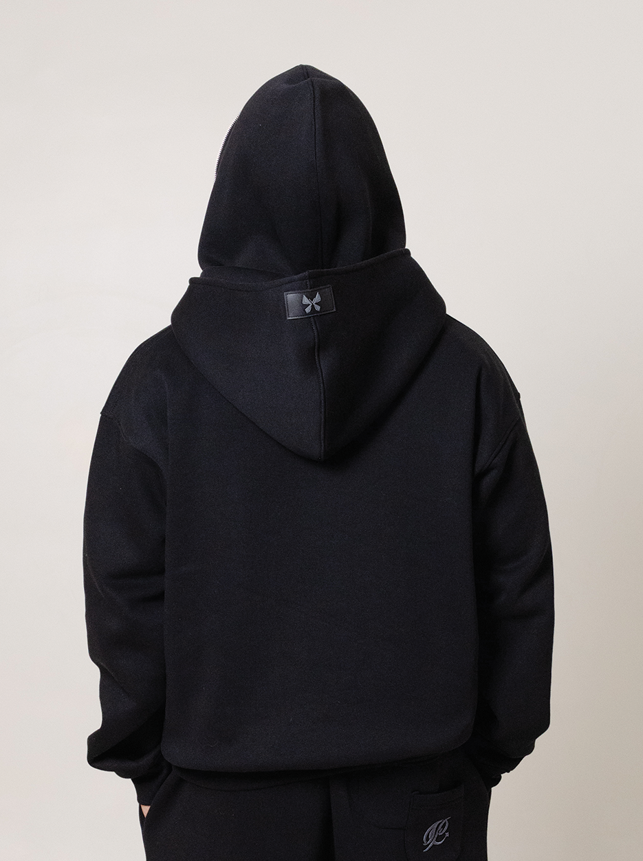 Double Hooded Zipper- Charcoal (F&F Exclusive)