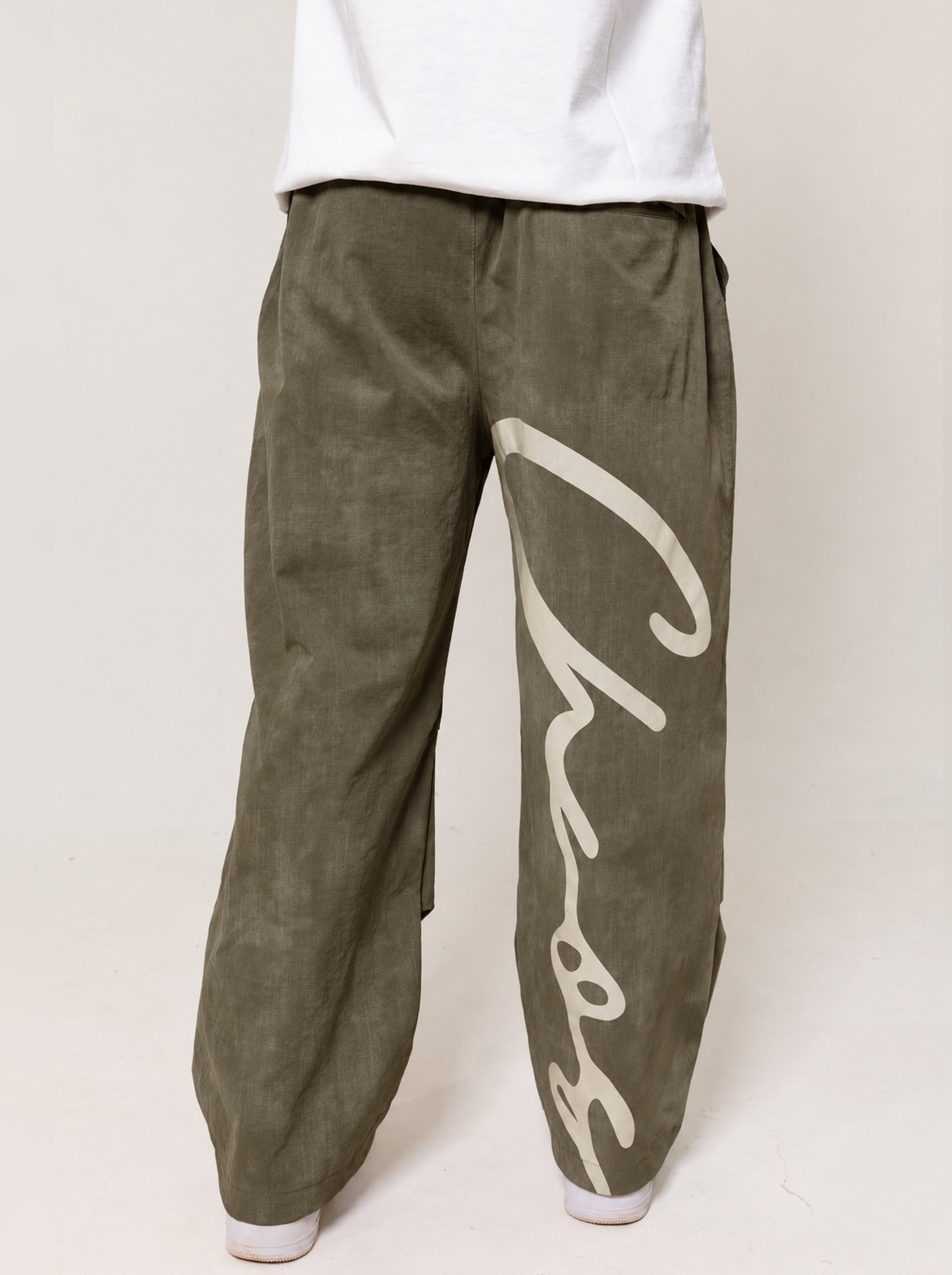 Cloudform Pant — Textured Olive by Peace In Chaos, view 2